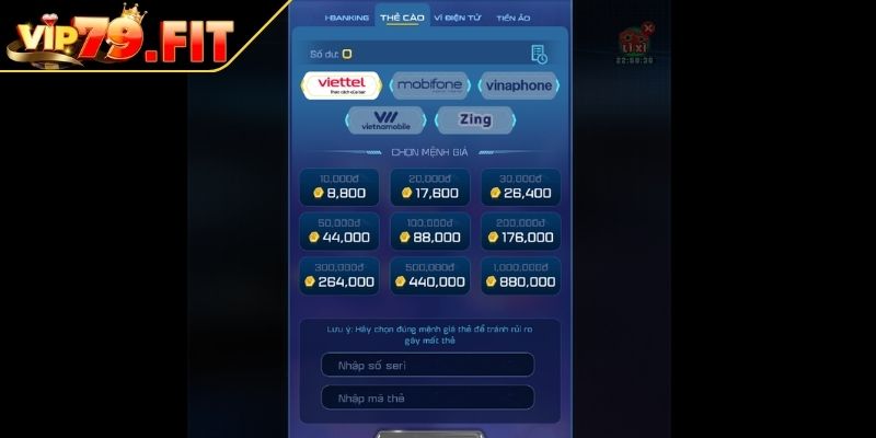Thẻ card điện thoại