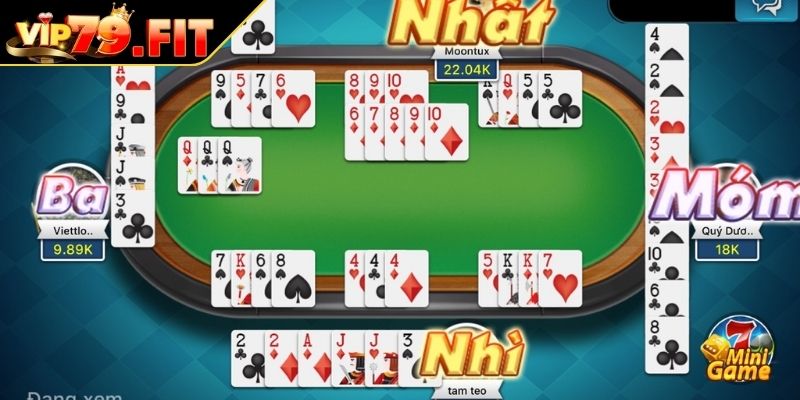 Cách tính thưởng bài Nhất Nhì Ba VIP79
