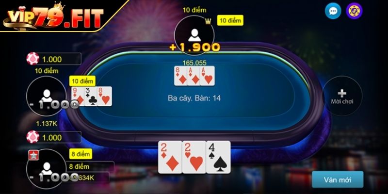 Lưu ý khi áp dụng cách chia bài 3 cây điểm cao từ VIP79